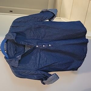 Gap Denim Polka Dot Shirt